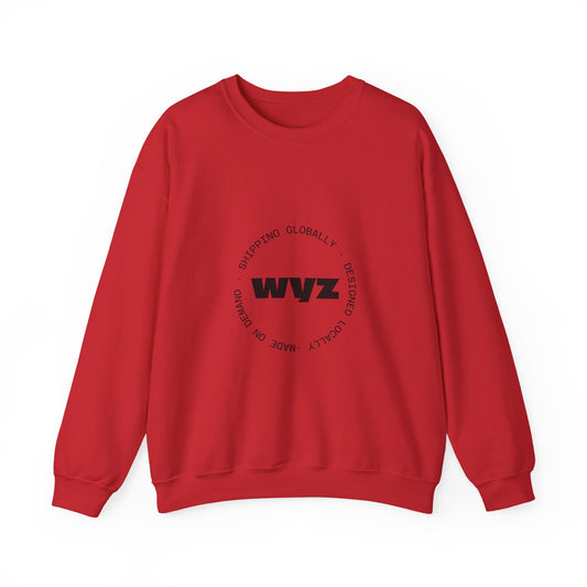WVZ Circle Logo Sweatshirt – Minimalist Graphic Crewneck